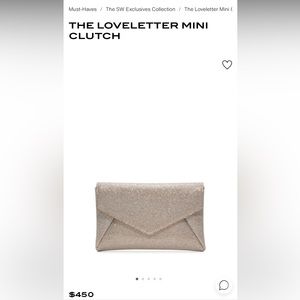 Love letter mini clutch